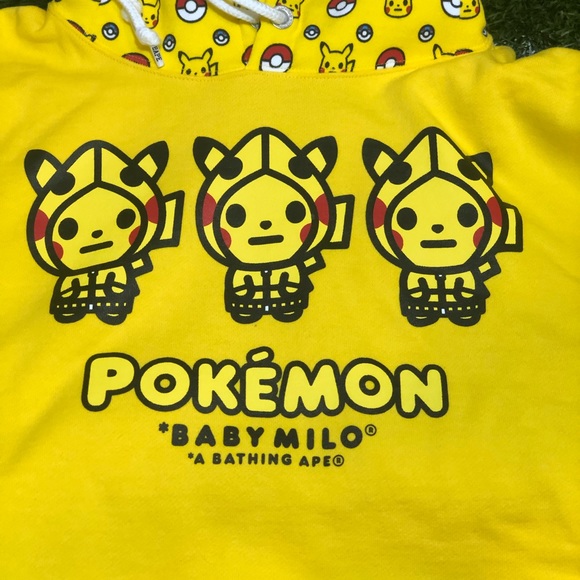 pikachu bape hoodie